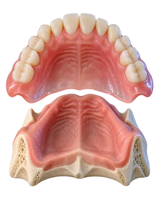 Tam protez ve tutuculuk konusuna ait temsili dental görsel