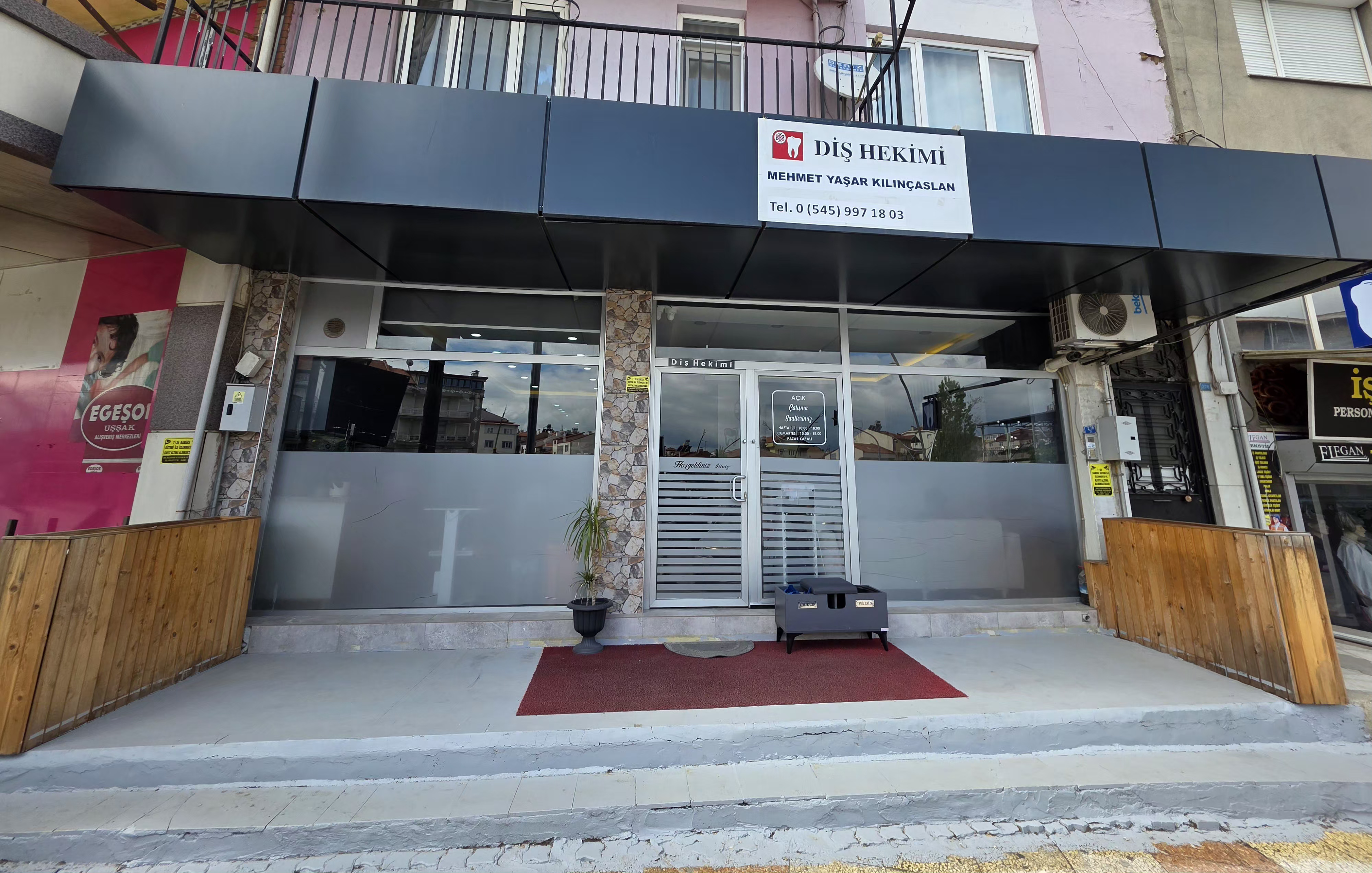 Uşak Gece Plağı ve Diş Sıkma Tedavisi Kılınçaslan Dental Uşak dış cephe